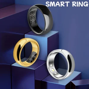 Smart Ring with Charging Case for Men and Women